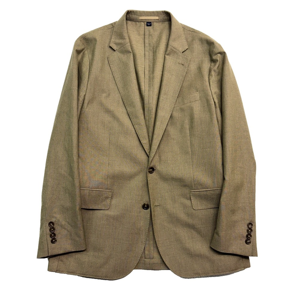 J Crew 42R Ludlow Slim Tan English Moon Cotton Wool Blazer Jacket Sport‎ Coat